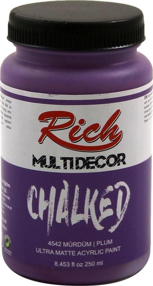 Multi Decor Chalked Ultra Mat Akrilik Boya 250 Cc Mürdüm 4542