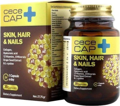 Cece Cap Cilt-Saç-Tırnak Takviye Edici Gıda 30 Kapsül