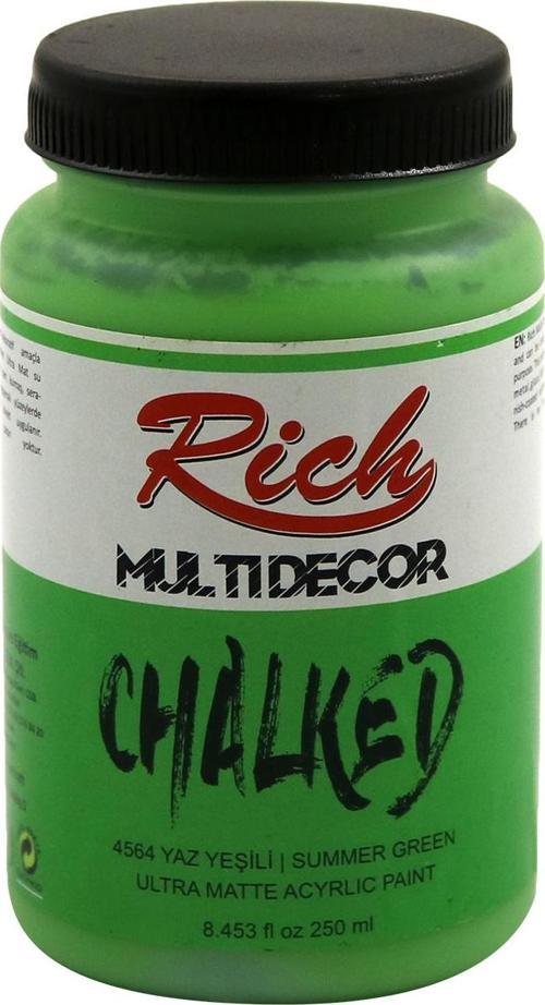 Multi Decor Chalked Ultra Mat Akrilik Boya 250 Cc Yaz Yeşili 4564