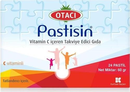 Pastisin Vitamin C İçeren Takviye Edici Gıda 24 Pastil
