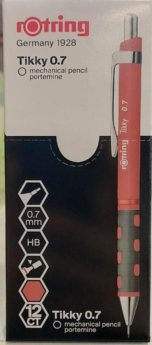 Versatil Kalem (Mekanik Uçlu Kurşun Kalem) Tikky Rd Gül Kurusu 0.7 Mm 2189068 (12 Li Paket)