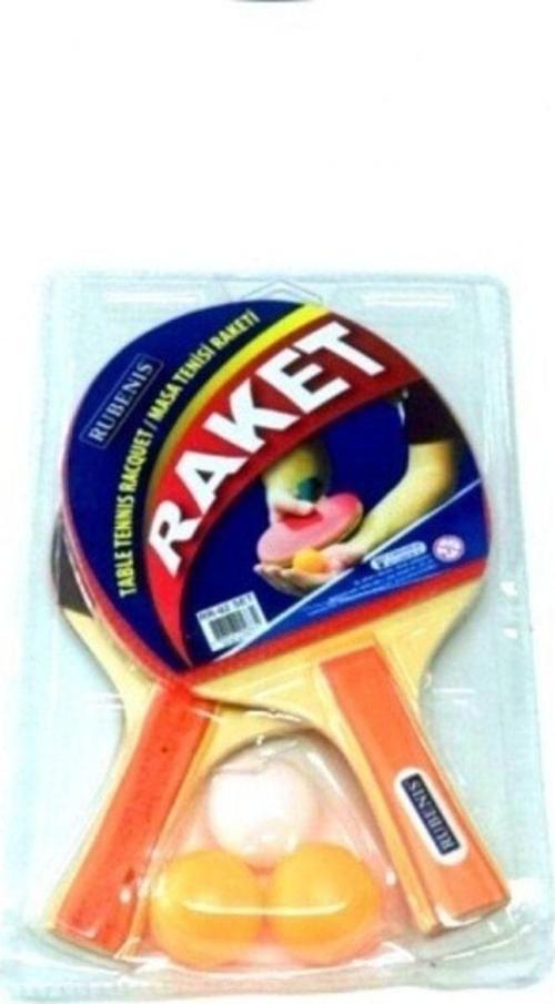 Çiftli Raket + 3 Top + Fileli Set RR-03