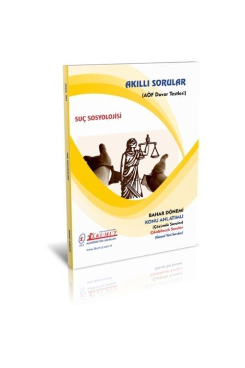 İlkumut Yayınları - Suç Sosyolojisi (Konu Anlatımlı ve  Çözümlü Sorular)