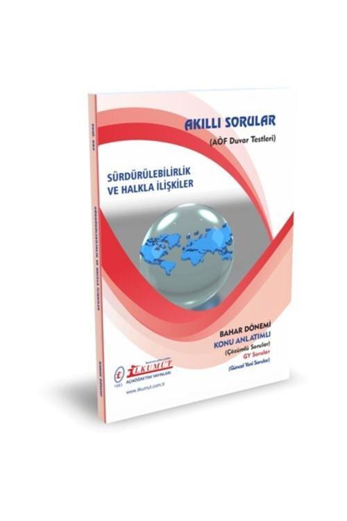 İlkumut Yayınları - Sürdürülebilirlik ve Halkla İlişkiler (Konu Anlatımlı ve Çözümlü Sorular)