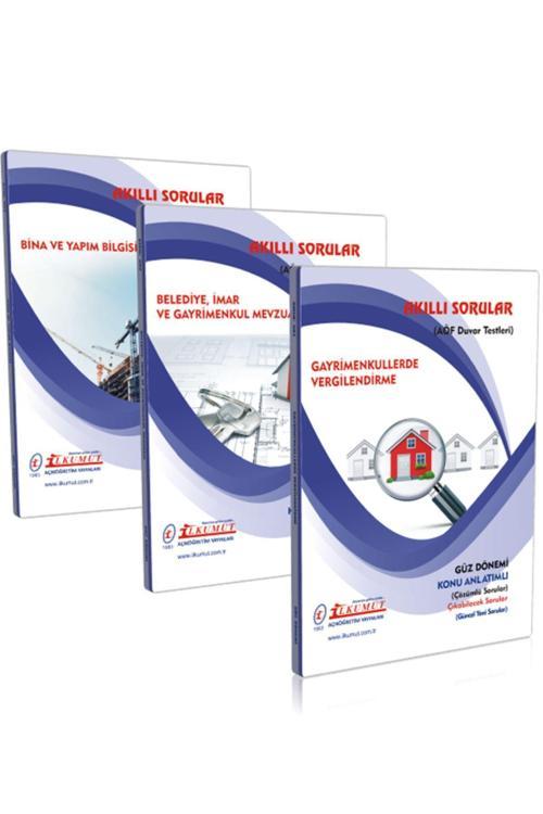İlkumut Yayınları - 2. Sınıf Emlak Yönetim (3 Ders) Güz Seti (Konu Anlatımlı ve Çözümlü Sorular)