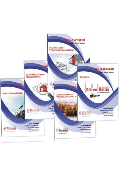 İlkumut Yayınları - 2. Sınıf Emlak Yönetim (5 Ders) Güz Seti (Konu Anlatımlı ve Çözümlü Sorular)