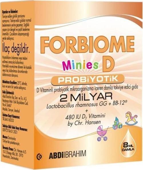 Minies D Probiyotik Damla 8 ml