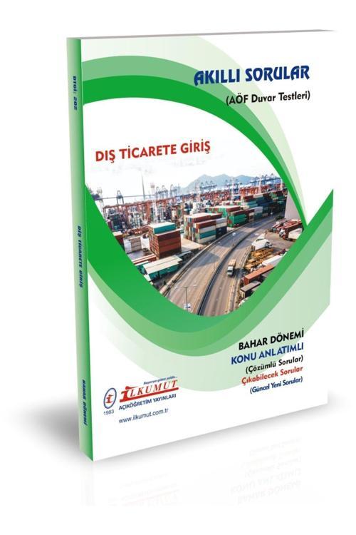 İlkumut Yayınları - Dış Ticarete Giriş (Konu Anlatımlı ve Çözümlü Sorular)