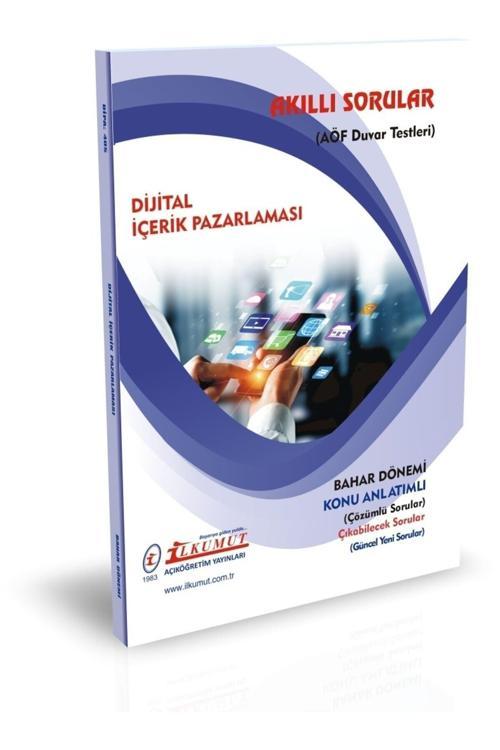 İlkumut Yayınları - Dijital Içerik Pazarlaması (Konu Anlatımlı ve Çözümlü Sorular)