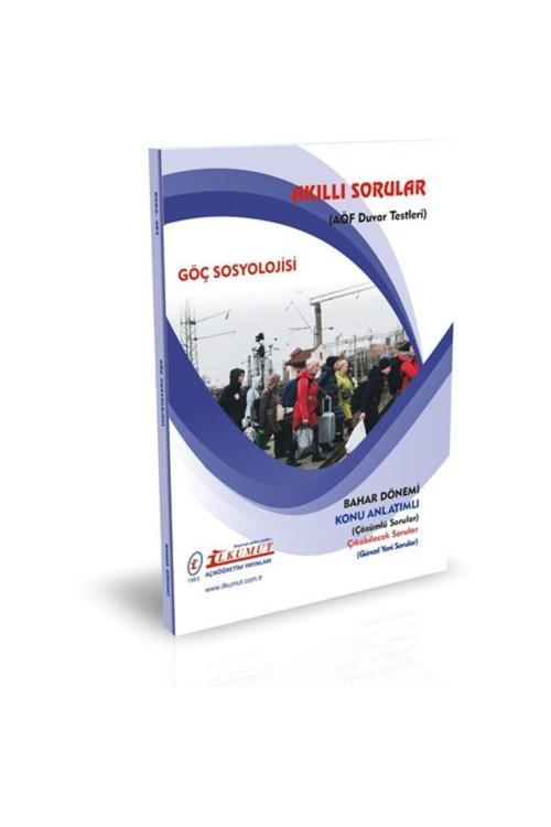 İlkumut Yayınları - Göç Sosyolojisi - (Konu Anlatımlı ve  Çözümlü Sorular)