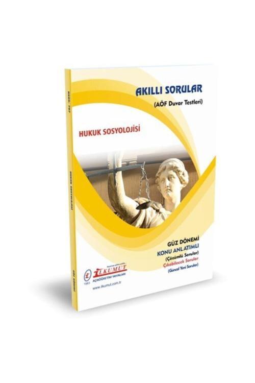 İlkumut Yayınları - Hukuk Sosyolojisi - (Konu Anlatımlı ve  Çözümlü Sorular)