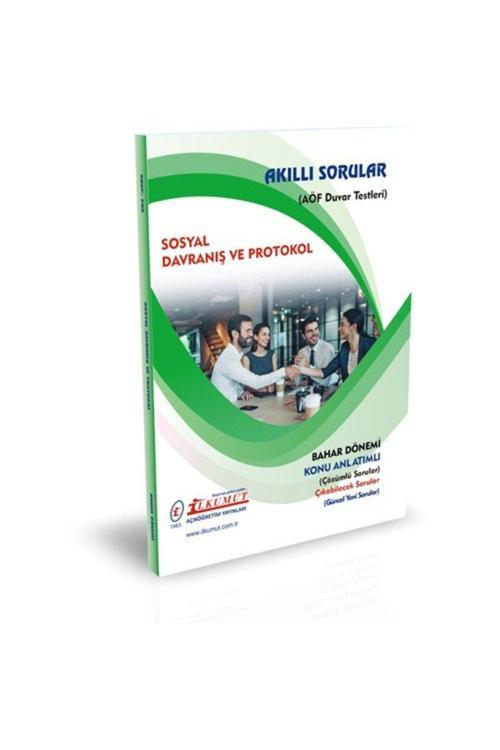 İlkumut Yayınları - Sosyal Davranış ve Protokol - (Konu Anlatımlı ve Çözümlü Sorular)