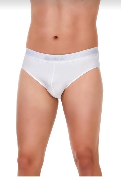 65 ERKEK BEYAZ MODAL KEMERLİ SLİP 10 ADET