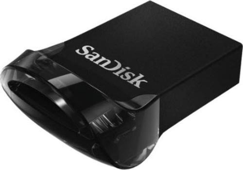 Sdcz430-128G-G46 128Gb Ultra Fit Usb 3.1 130Mb-S Mini Siyah Flash Bellek