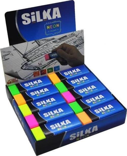 Öğrenci Silgisi Neon 4 Renk (30 Lu Paket) Art.23