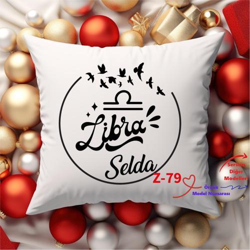 Kişiye Özel Burçlu Yastık Kılıfları, Burç Tasarımlı Hediyelik Z2 Serisi