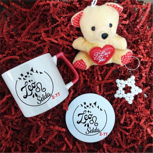 Romantik Burç Temalı Hediye Kutuları, Kişiye Özel Hediye Sepetleri Z2 Serisi