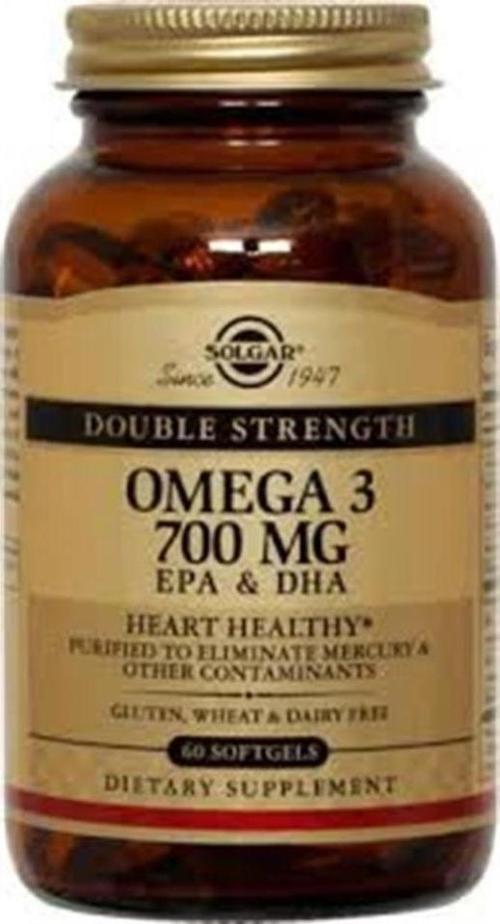 Omega 3 700mg Yumuşak Jelatin 60 Kapsül Gıda Takviyesi
