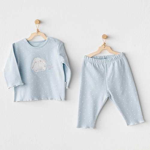 Ac25636 Cuddly Bunny Bear 2'li Takım Blue