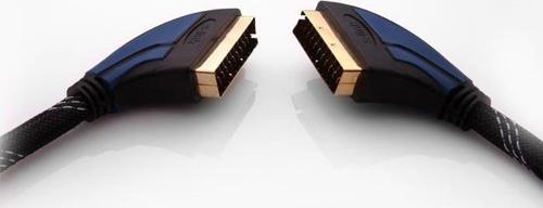 Scart To Scart 5 Metre Gold Kılıflı Kablo SLX-937
