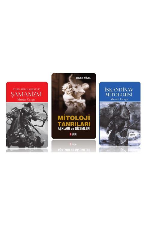 Puslu Yayıncılık Mitoloji Seti - Yunan Mitolojisi - İskandinav Mitolojisi - Türk Mitolojisi ( 3 Kitap )