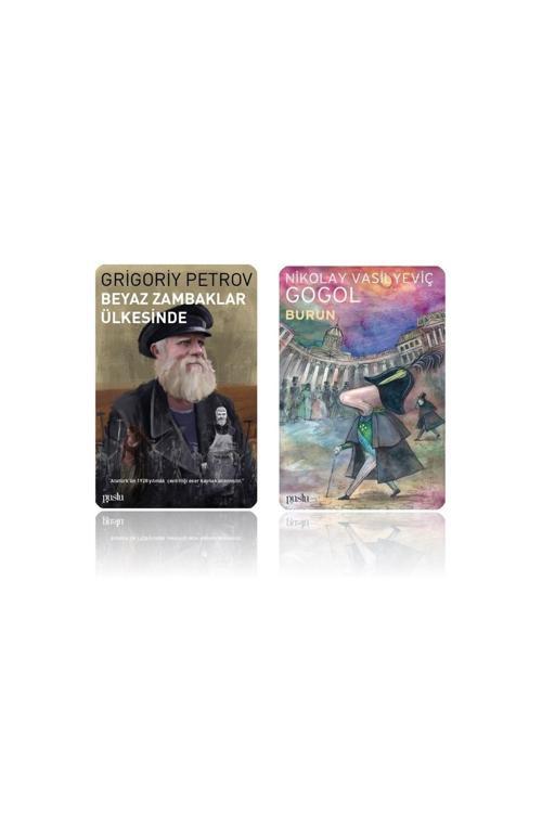 Puslu Yayıncılık Beyaz Zambaklar Ülkesinde - Gogol Burun ( 2 Kitap )