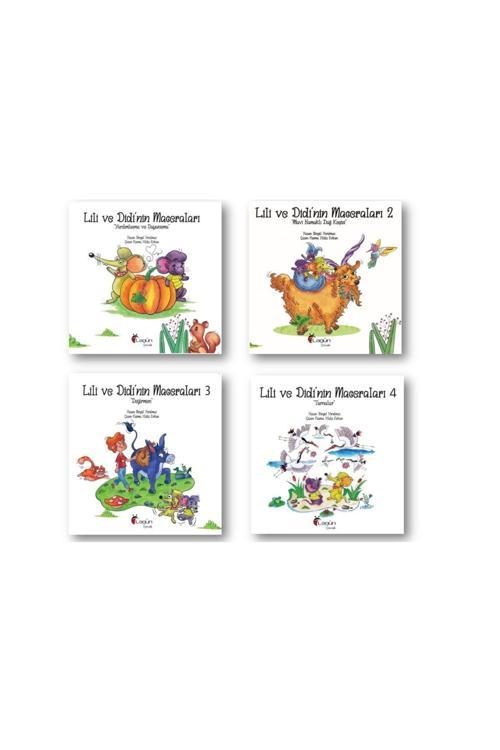 Puslu Yayıncılık Lili Ve Didi Seti/ 4 Kitap Seti - 1.Sınıf Çocuk Kitapları