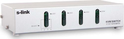 Sl-2041 4Pc-1Mn Vga+Ps-2 Otomatik Kvm Switch