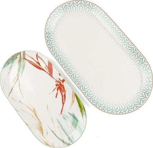 Celosia 2'li Oval Servis 31 x 17 Cm 38 x 20 Cm