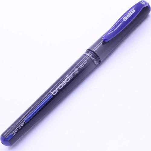 Broadline Jel Kalem 1.0 Mm İmza Kalemi Mavi (12 Li Kutu)