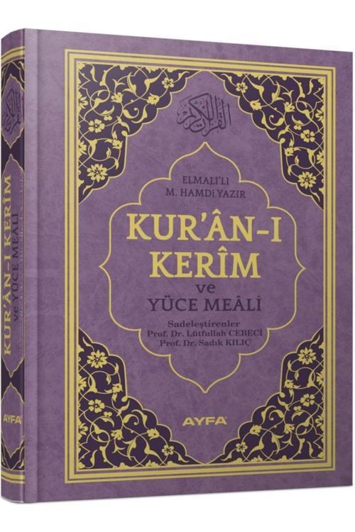 Ayfa Basın Yayın Cami Boy Kuran'I Kerim Meali Mor Renk Ayfa Yayınları