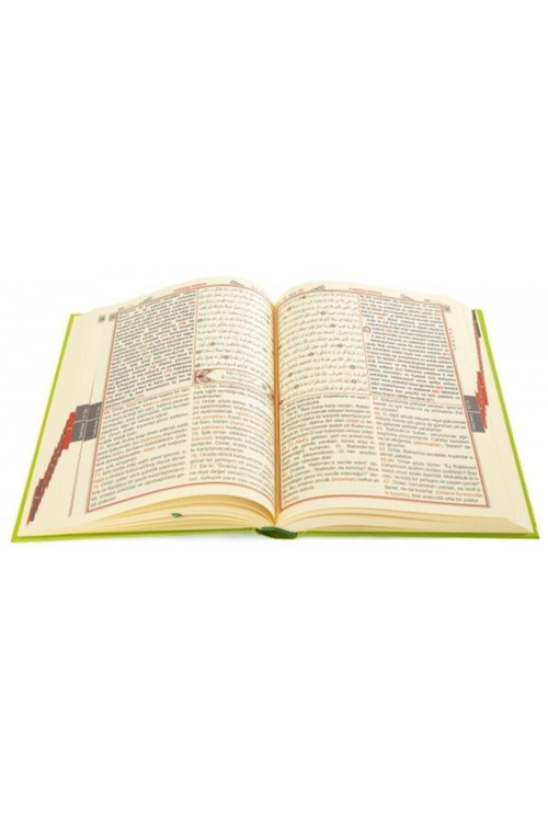Haktan Yayın Dağıtım Haktan Yayınları Orta Boy 1 Sayfada 3 Özellikli Kur'An-I Kerim 16*24 Cm