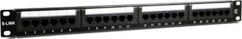 24 Lü Utp Cat6 Patch Panel Sl-P624