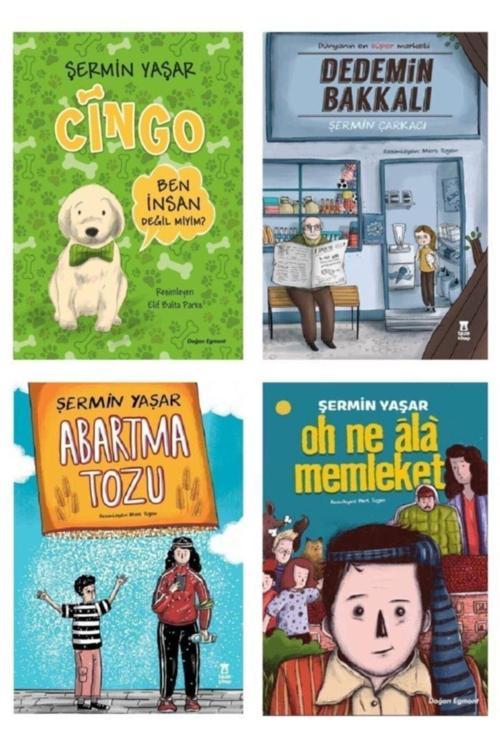 Taze Kitap Şermin Yaşar Dedemin Bakkalı Cingo Abartma Tozu Oh Ala Memleket Set 4 Kitap