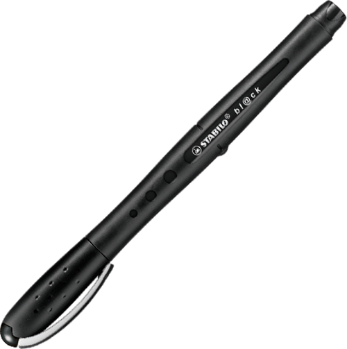 1018/46 Roller Kalem Black Bilye Uç Siyah Medium (10 Lu Paket)