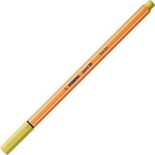 Fineliner Point 88 İnce Keçe Uçlu Kalem 88 Point 0.4 Mm Hardal 88/67 (10 Lu Paket)
