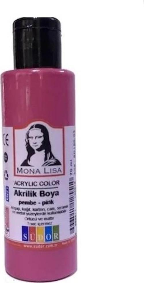 Monalisa Akrilik Boya 70 Ml Pembe Sd170-05 (12 Li Paket)