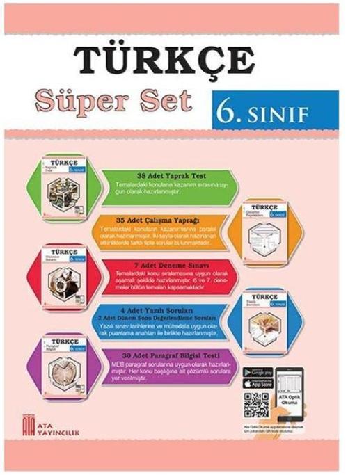 6. Sınıf Türkçe Süper Set Ata Yayıncılık