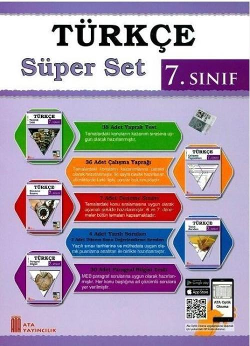 7.Sınıf Türkçe Süper Set Ata Yayıncılık