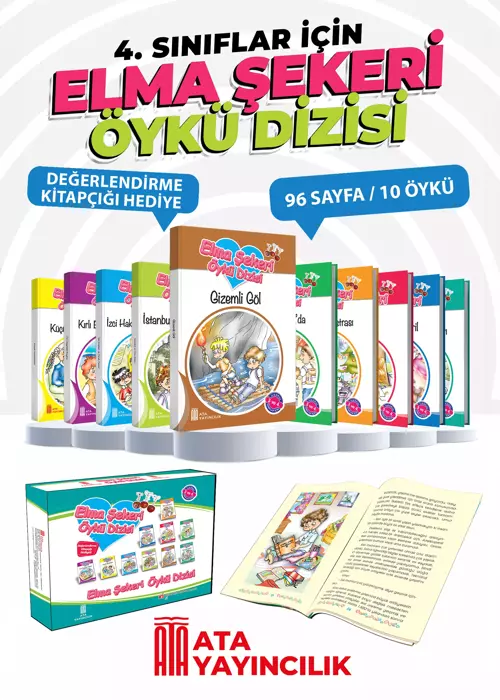 Ata Yayınları Elma Şekeri Öykü Dizisi 10'lu Set