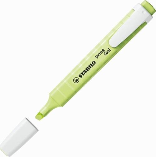 Fosforlu Kalem Swing Cool Pastel Açık Yeşil 275/133-8 (10 Lu Paket)
