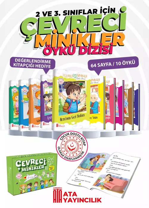 Çevreci Minikler Öyküsü Ata Yayıncılık