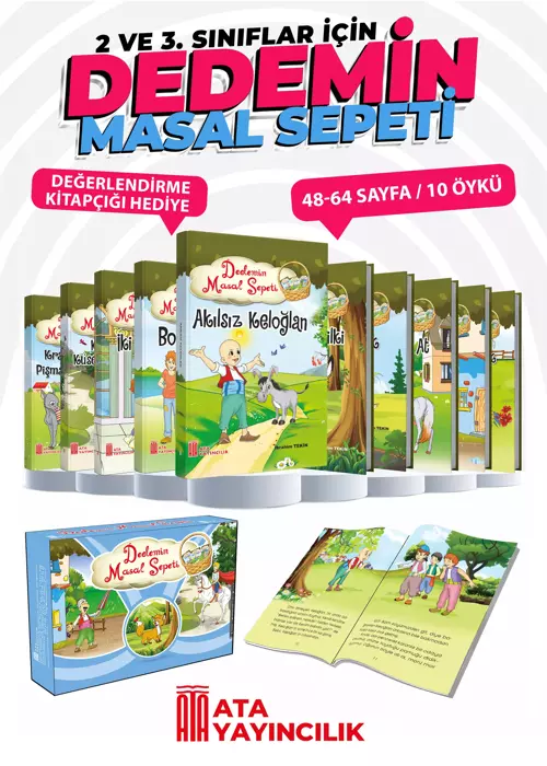 Dedemin Masal Sepeti 10 Kitap Set Ata Yayınları