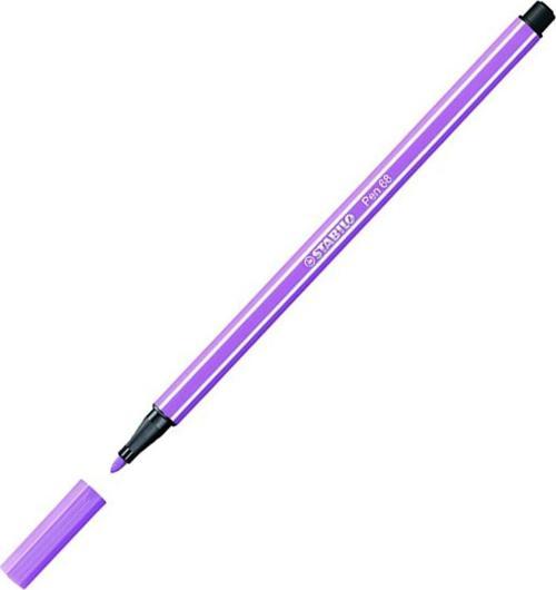 Keçe Uçlu Boya Kalemi 1 Mm Açık Lila 68/59 (10 Lu Paket)