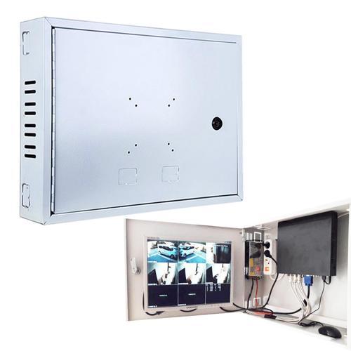 Novacom 45x35x10 Cm Dik Tip Gri Dvr Kabini Kamera Kayıt Cihazı Kutusu Box Duvar Tipi