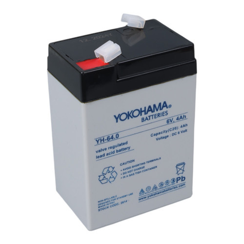 YH-64.0 6 Volt 4 Amper Işıldak Aküsü 70x48x101 mm Yeni Tarihli Taze Akü