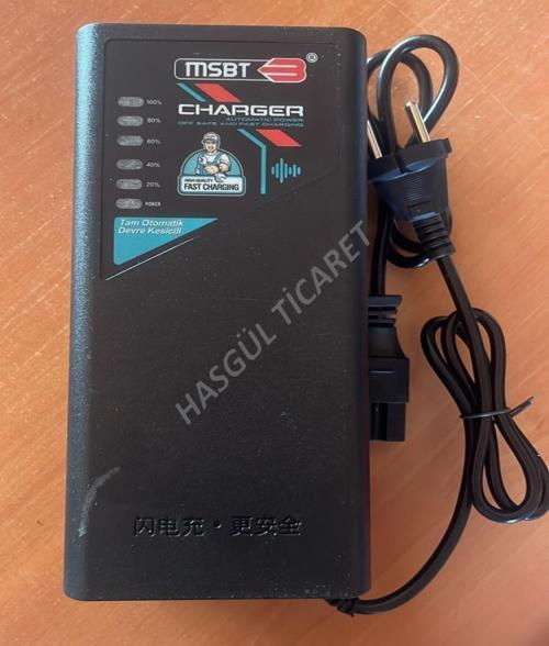 Elektrikli Bisiklet E bike Tam Otomatik Devre Kesicili Şarj Cihazı  72 Volt 80 Amper