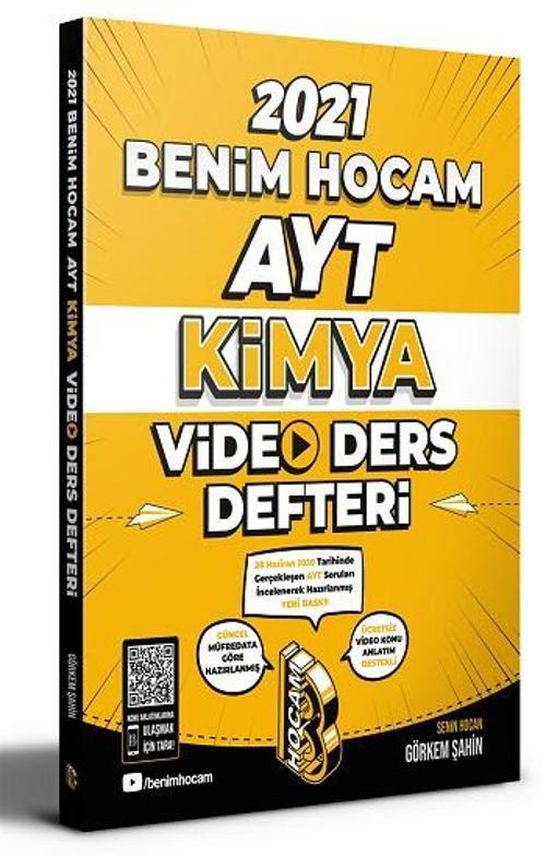 AYT Kimya Video Ders Notları Benim Hocam Yayınları