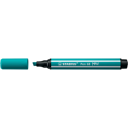 Keçe Uçlu Kalem 68 Max Turkuaz Mavi 1-5 Mm Kesik Uç 768/51 (5 Li Paket)