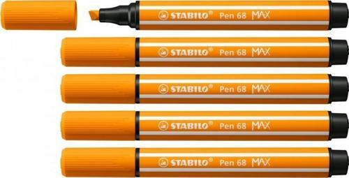 Keçe Uçlu Kalem 68 Max Turuncu 1-5 Mm Kesik Uç 768/54 (5 Li Paket)